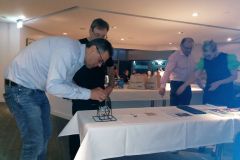 (G.Bernhardt) Zur abendlichen Unterhaltung wurde Bingo gespielt. Als Hauptpreis gab es eine Fährüberfahrt mit Viking Line