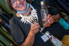 (Matthias Göbel)  Zu den fleißigen Helfern hinter den Kulissen zählte auch Tiina Paltio-Dietz