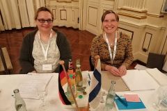 (G.Bernhardt) Die Protekollantinnen Daniela Petto von der DFG Hessen und Ines Keubler, Leiterin der Bundesgeschäftsstelle