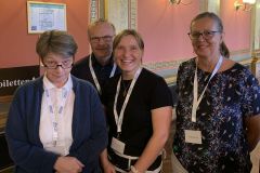 (Rainer Göbel) Das Akkreditierungsteam v.l.: Angelika Sommer, Jürgen und Ines Keubler, Gundi Bernhardt