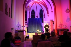 (FOTO: Inken Paletta/DFG Hessen) Viel gelacht wurden an diesem lustigen Finnlandabend in Wiesbaden.