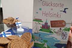 (R.Schwarz) Zur Lesung von René Schwarz "Glücksorte in elsinki" gibt es leckere finnische Roggenchips