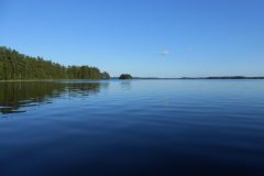 (G.Bernhardt)  finnische Seenlandschaft