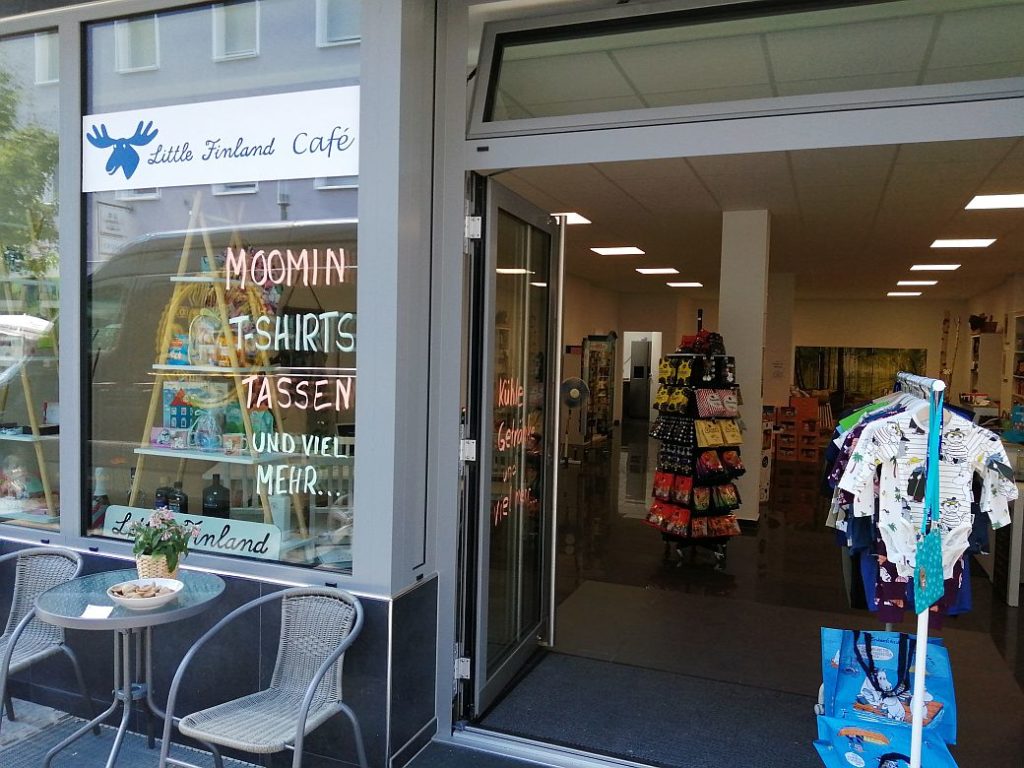 Der Eingangsberich des Little Finland Shops