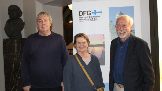 Künstler der Ausstellung zu finnischer Kunst im Wiesbadener Rathausfoyer