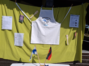 Die Kochschürze wachte über unserem Event