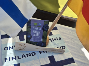 Blaubeerpulver und unser Kochlöffel