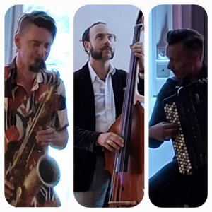 die Musiker des Trios Sole Azul